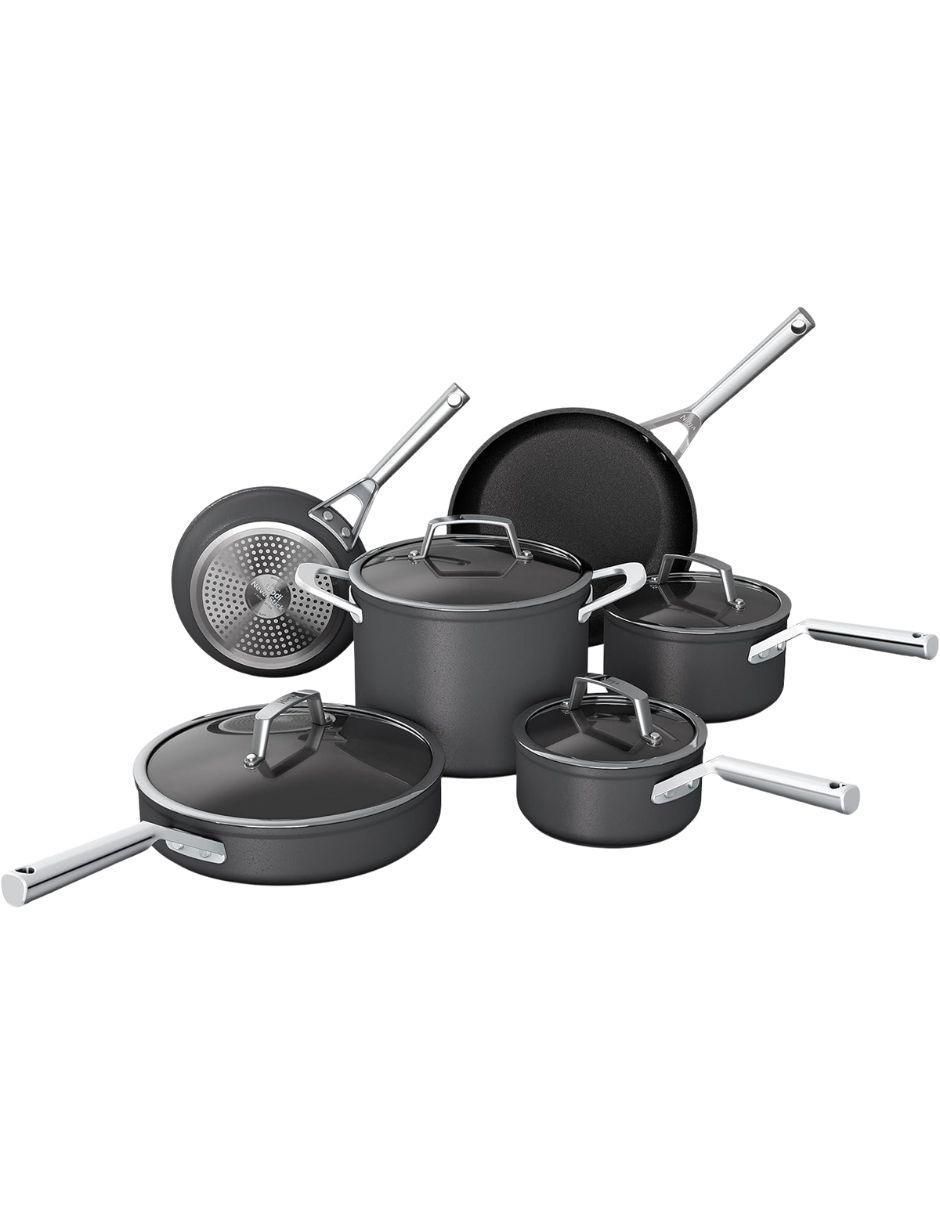 Batería de cocina C39700CO de aluminio antiadherente sin PFOA 10 piezas Batería de cocina C39700CO de aluminio antiadherente sin PFOA 10 piezas