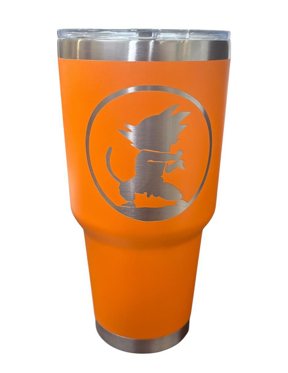 Termo macarena brand "de" acero inoxidable goku "con tapa" push pull 887 ml