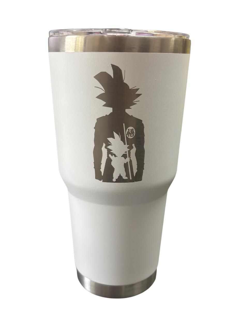 Termo de acero inoxidable Goku con tapa push pull Termo de acero inoxidable Goku con tapa push pull
