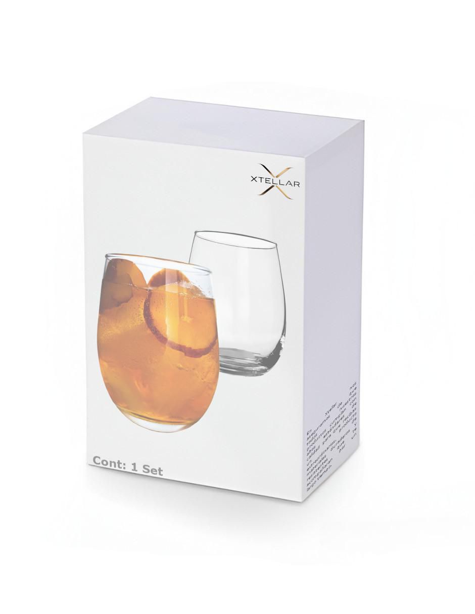 Set de vasos para agua de vidrio con 12 piezas 4