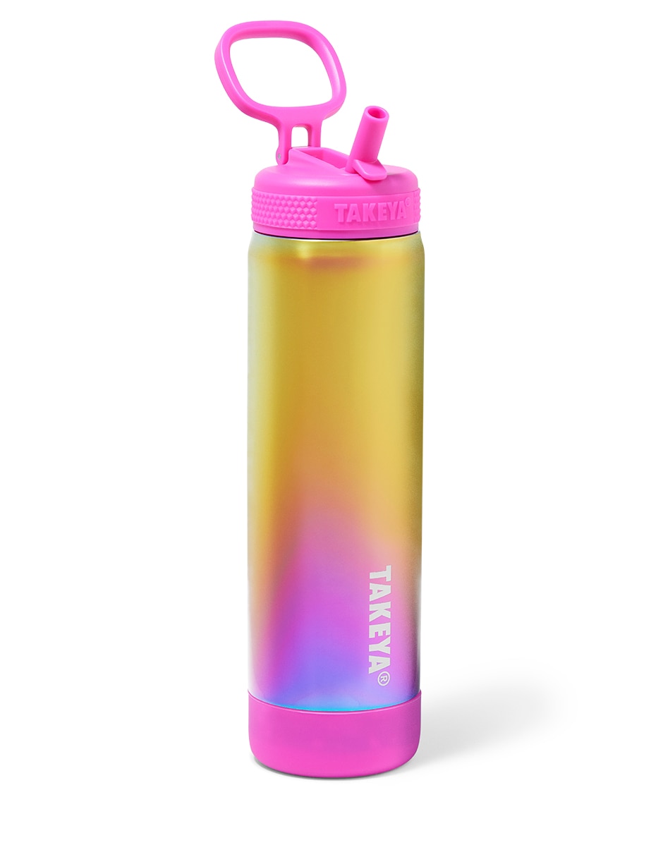 Termo de acero inoxidable 22Oz Shiny Aurora con tapa flip top 650 ml 2