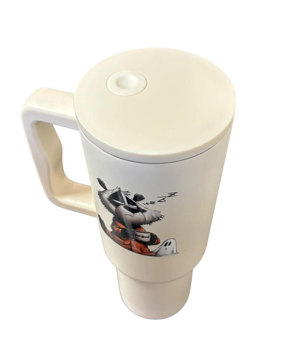 Termo de acero inoxidable Halloween con tapa rosca 1.2 L 3