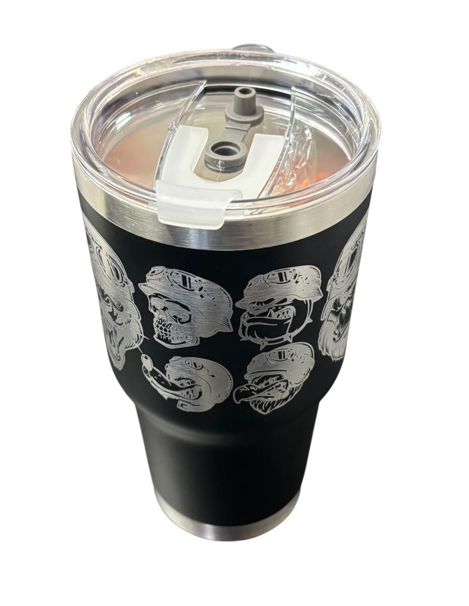 Termo de acero inoxidable Animals con tapa push pull 887 ml 4