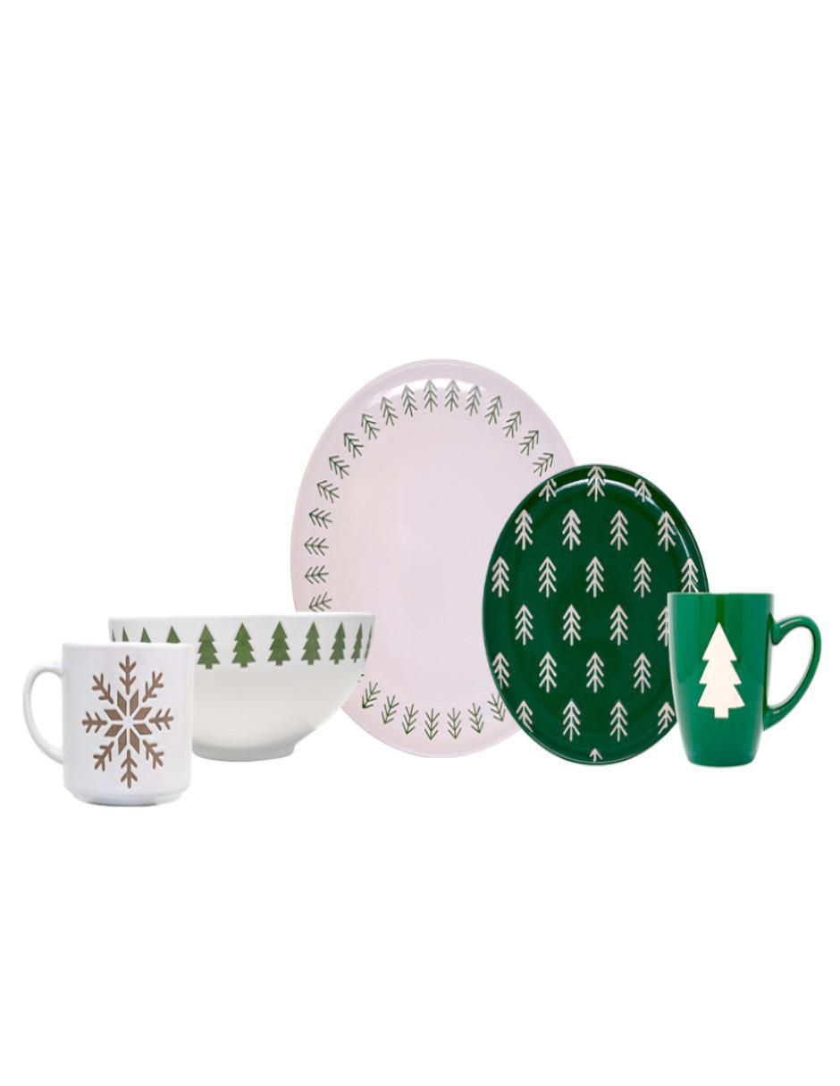 Vajilla cerrada Ideen navidad de cerámica Suburbia