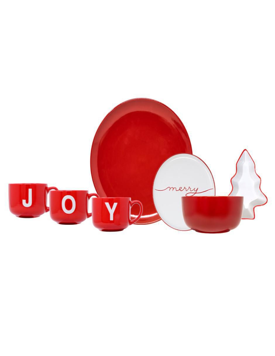 Vajilla cerrada joy navidad de cerámica
