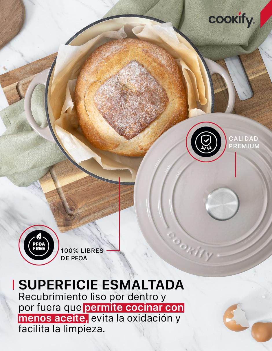 Horno holandés Hierro Fundido Esmaltado 2