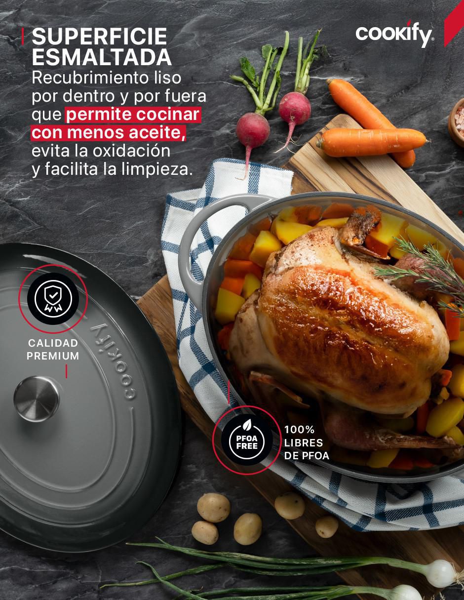Horno holandés cookify hierro fundido esmaltado