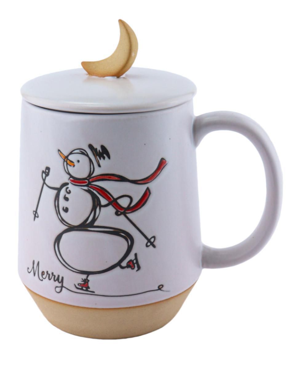 Set azucarera Muñeco de Nieve de cerámica Set azucarera Muñeco de Nieve de cerámica
