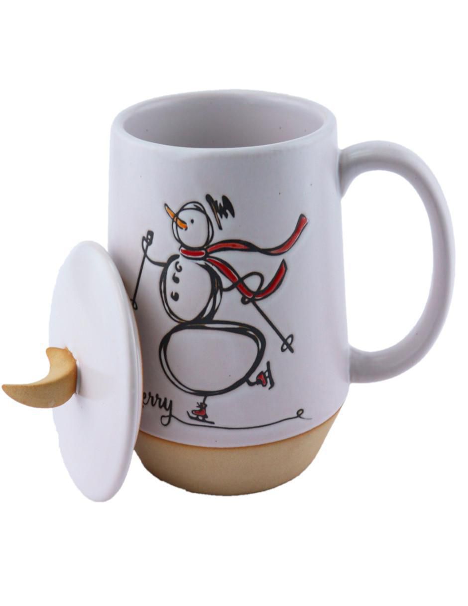 Set azucarera Muñeco de Nieve de cerámica 2