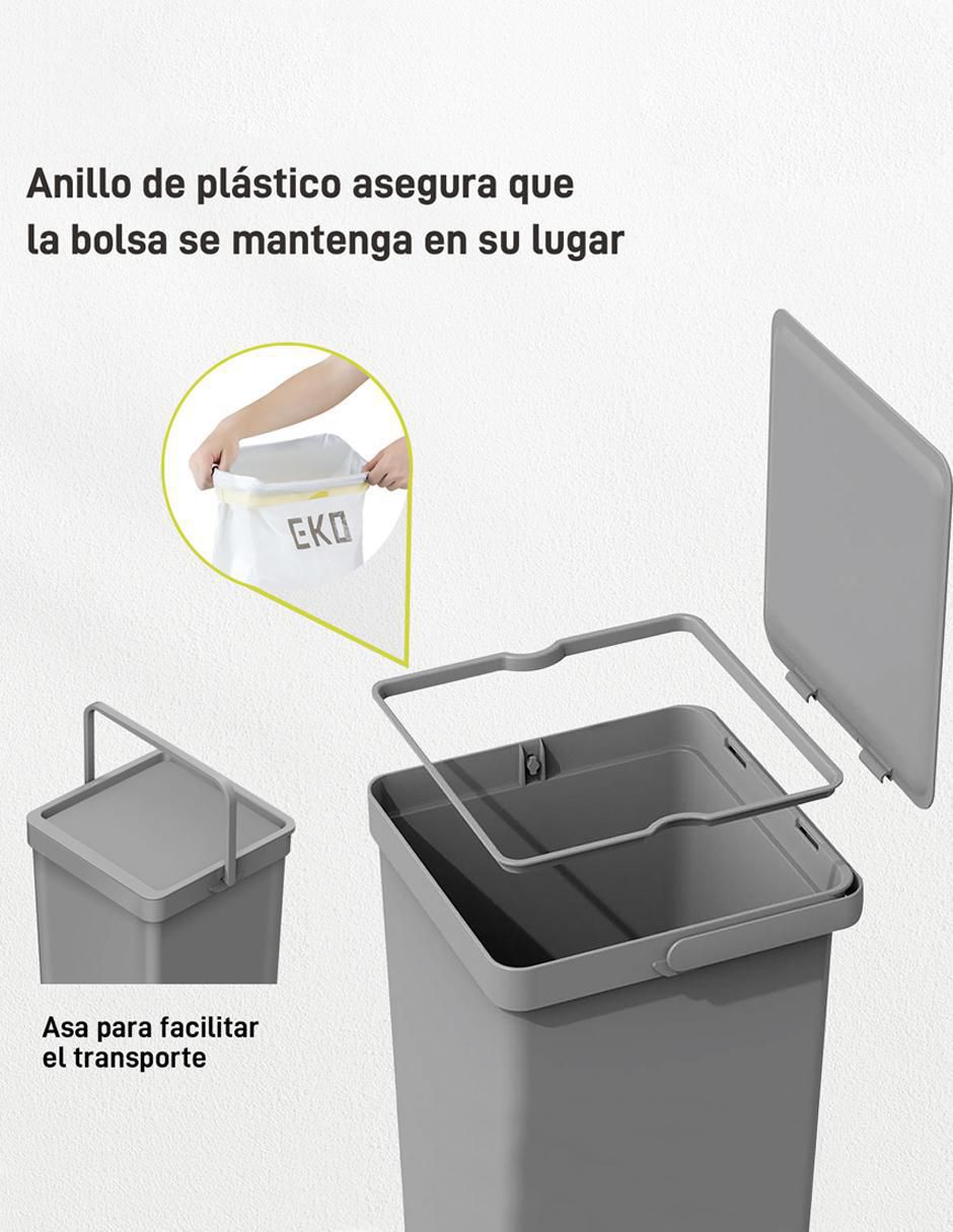 Bote de basura extraible de plástico 5