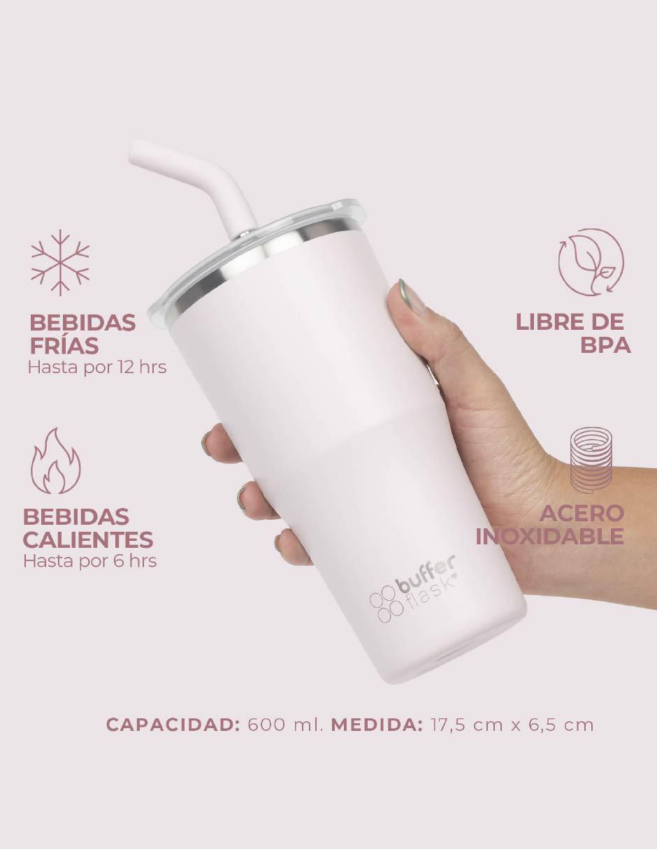 Termo buffer "de" acero inoxidable no aplica "con tapa" rosca 600 ml