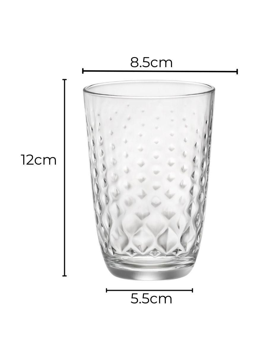Set de vasos highball long drink glit de cristal con 6 piezas 4