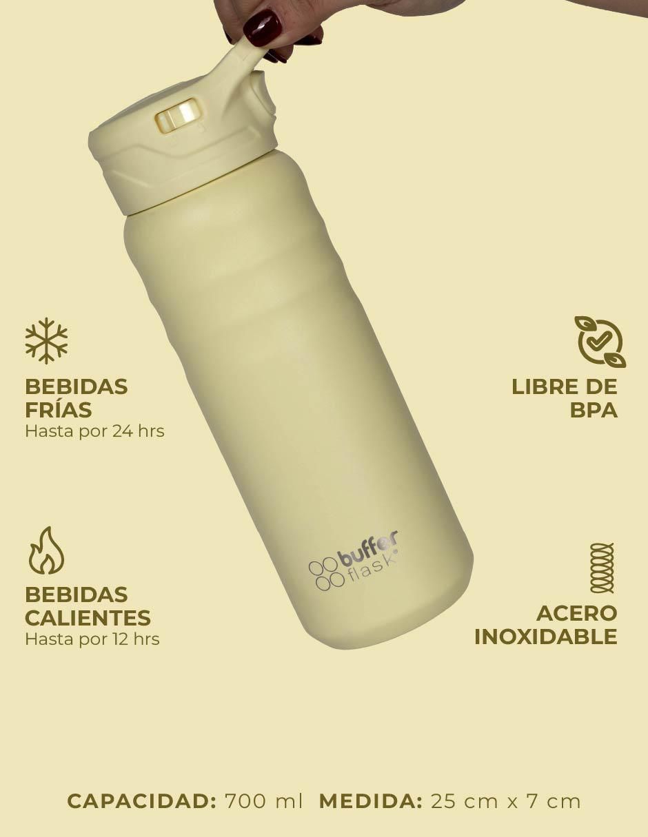 Termo buffer "de" acero inoxidable yosemite "con tapa" rosca 700 ml