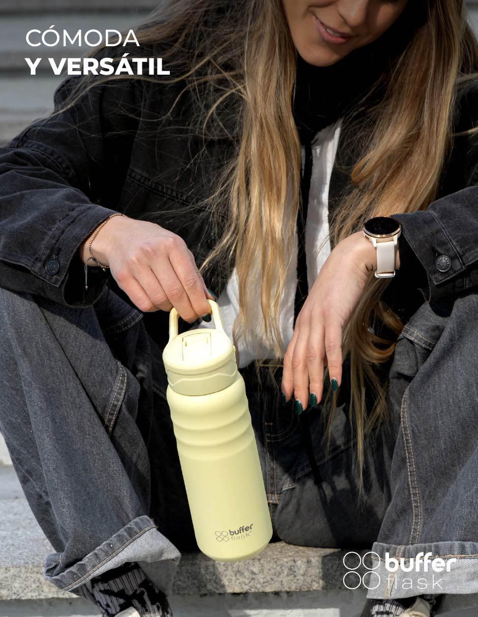 Termo buffer "de" acero inoxidable yosemite "con tapa" rosca 700 ml