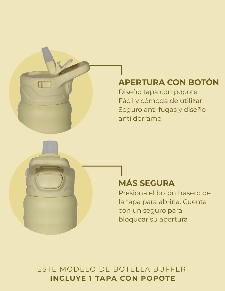 Termo buffer "de" acero inoxidable yosemite "con tapa" rosca 700 ml