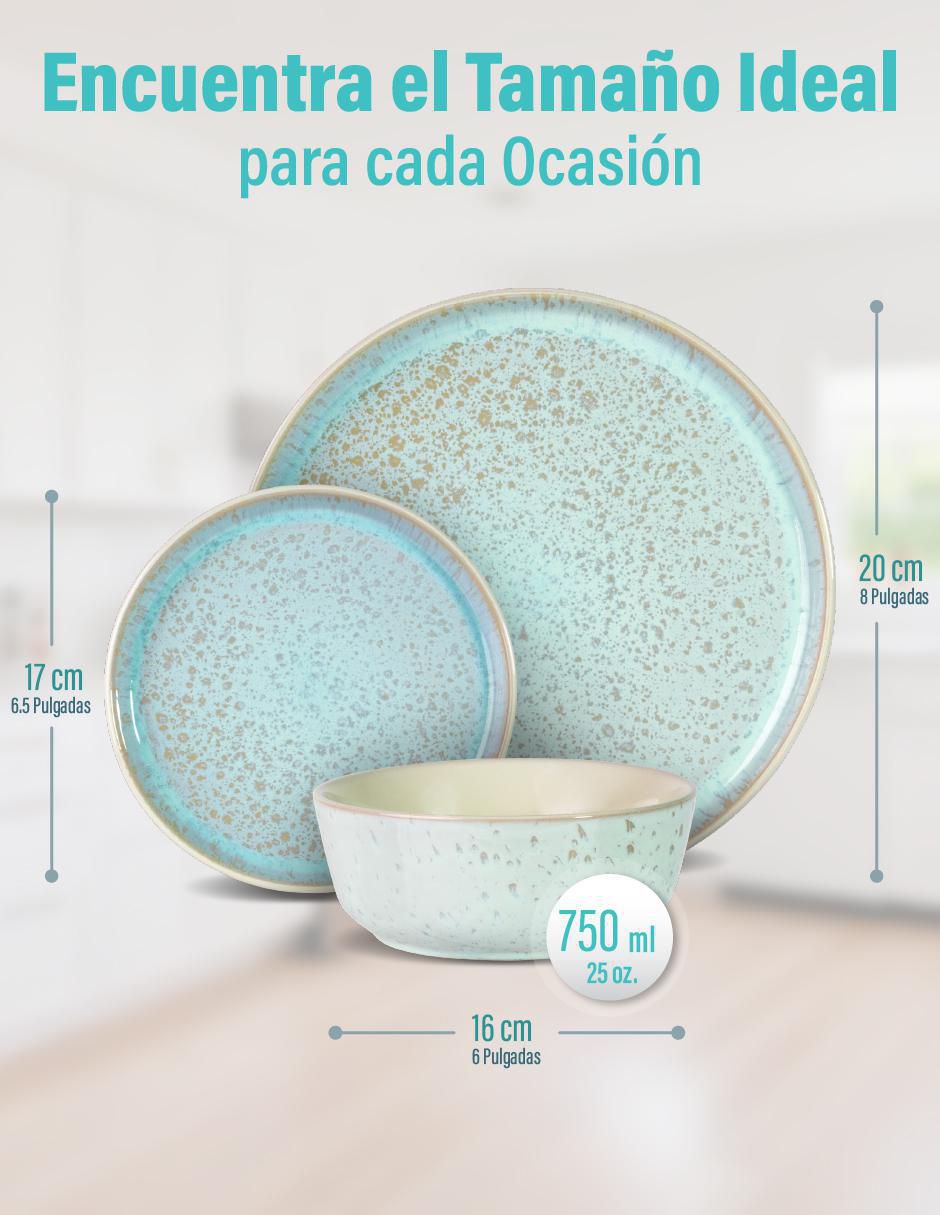 Vajilla cerrada magma life sin familia no aplica "de" cerámica "para" 4 personas