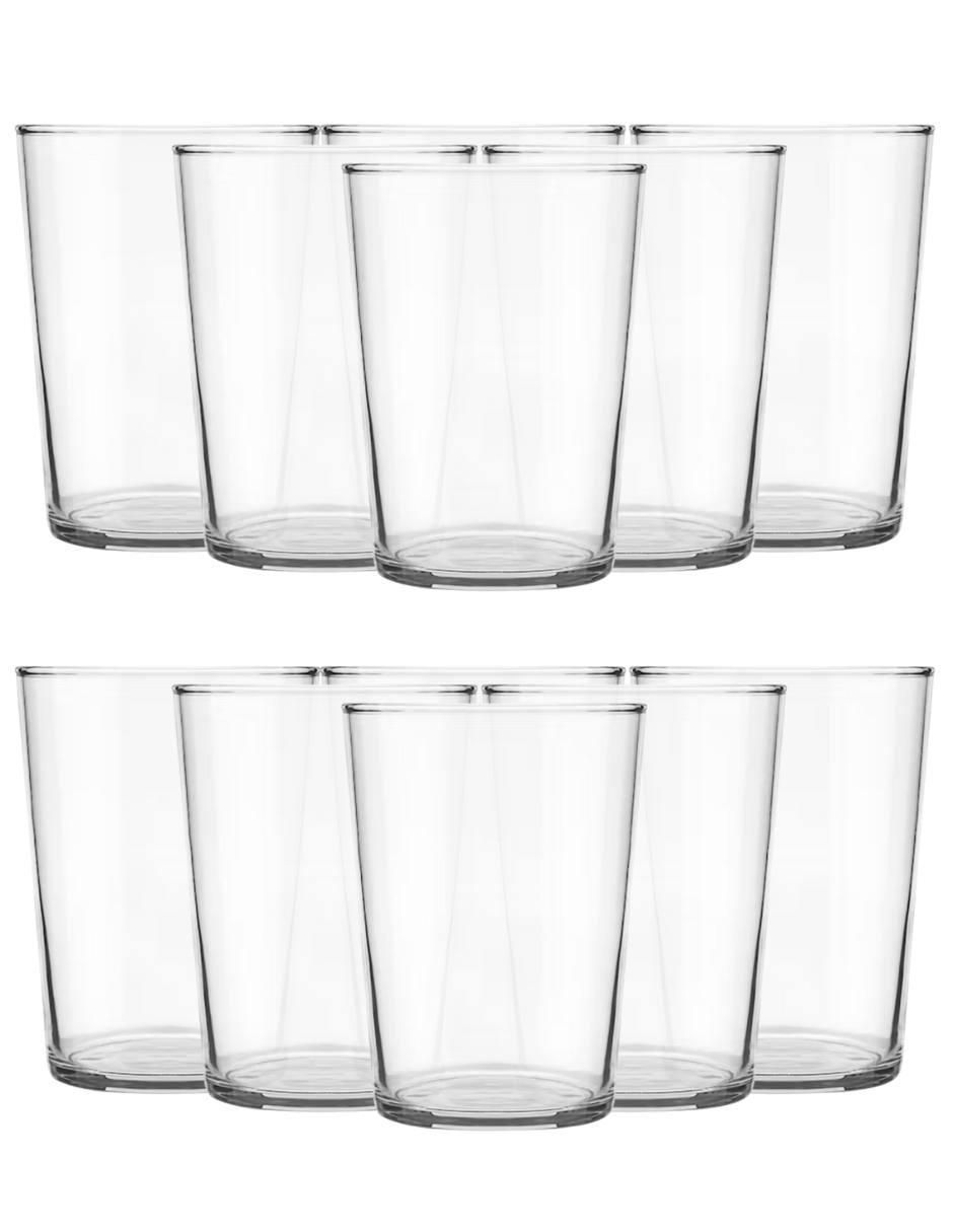Set de vasos para jugo taska de vidrio con 12 piezas