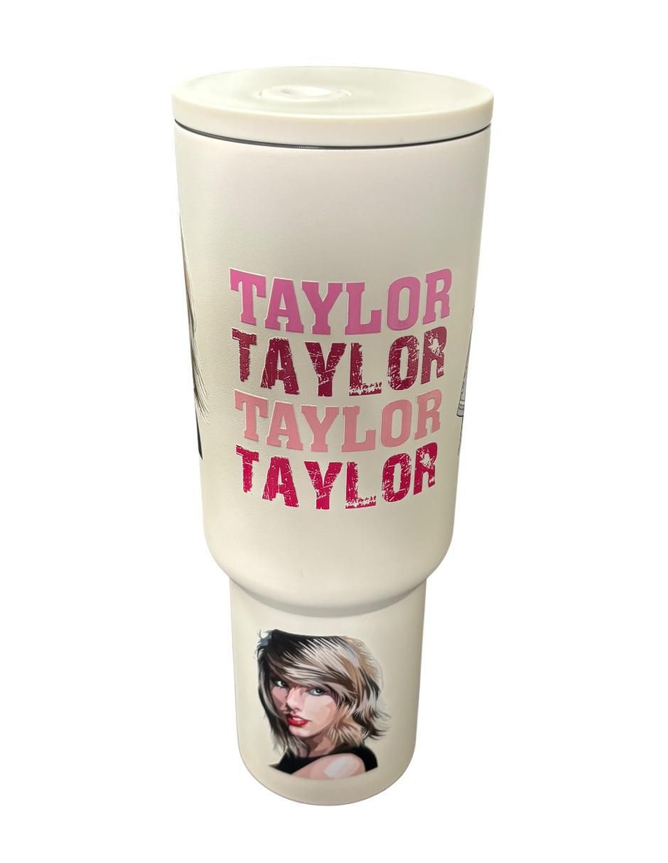 Termo de acero inoxidable Taylor Swift con tapa rosca 1.2 L 2