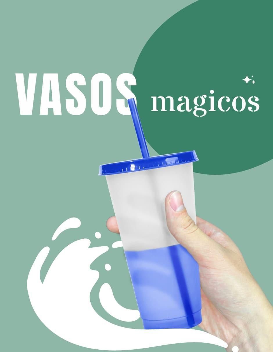 Vaso con tapa de plástico con 10 piezas