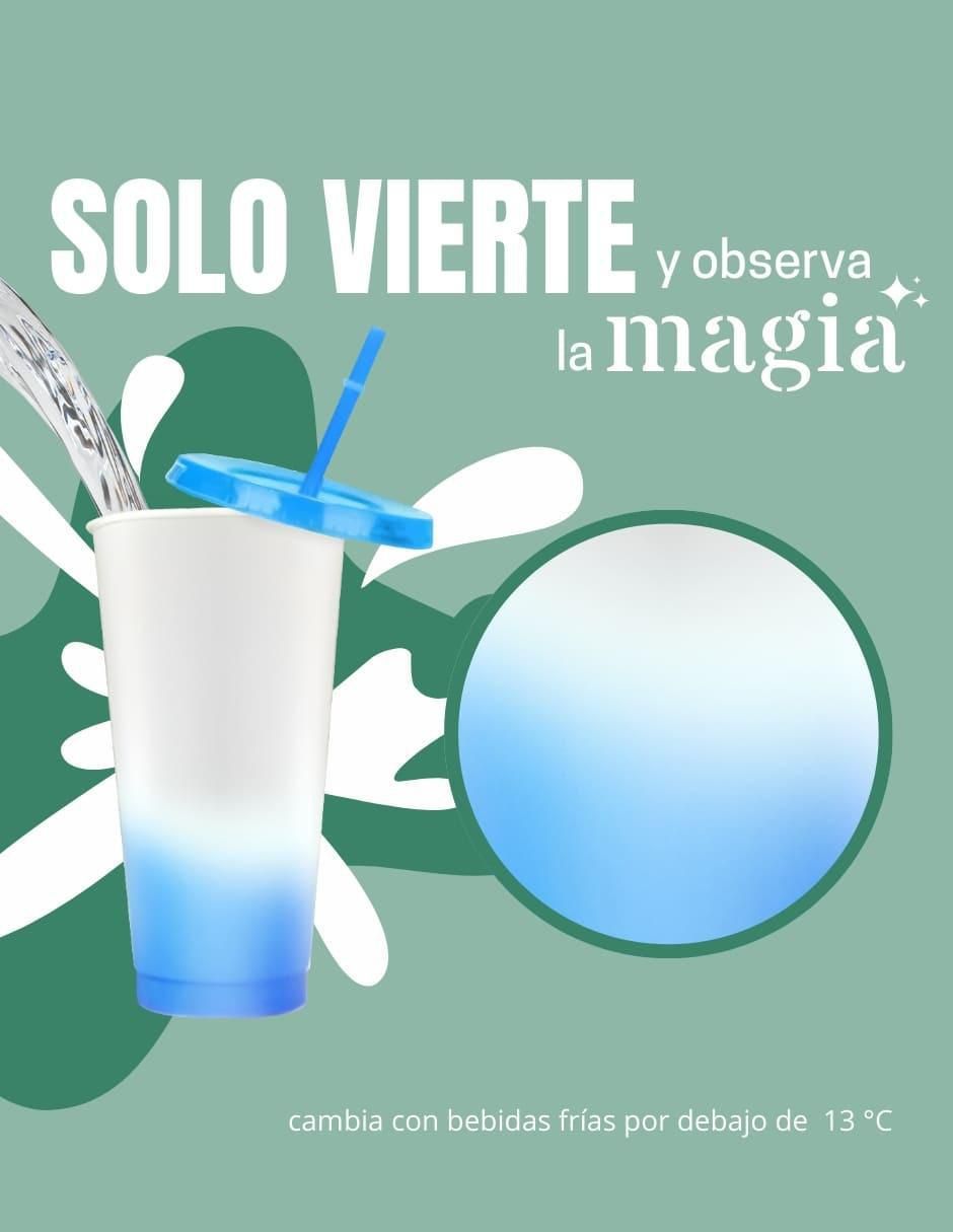 Vaso con tapa de plástico con 10 piezas 5