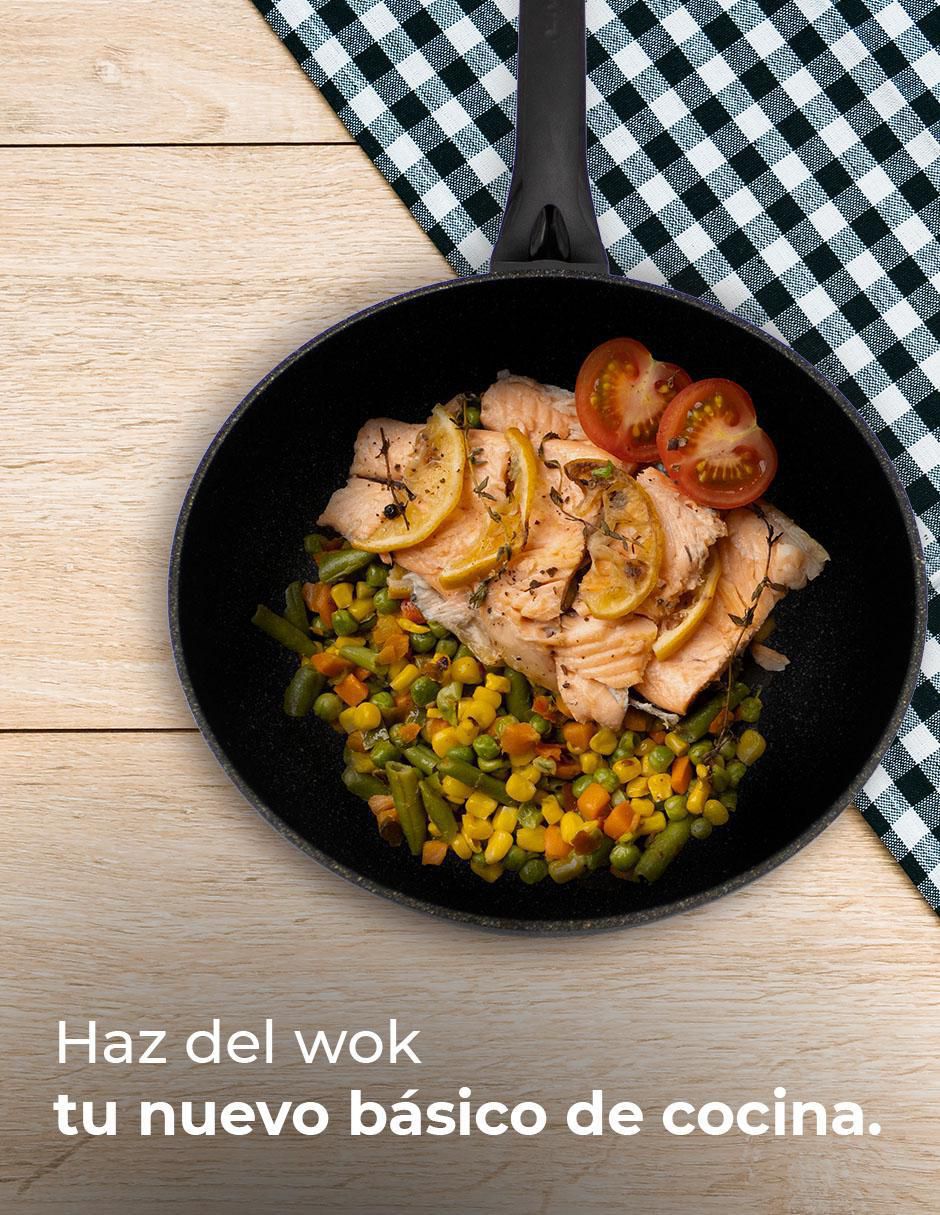 Sartén Wok LOVE COOK de mármol 4
