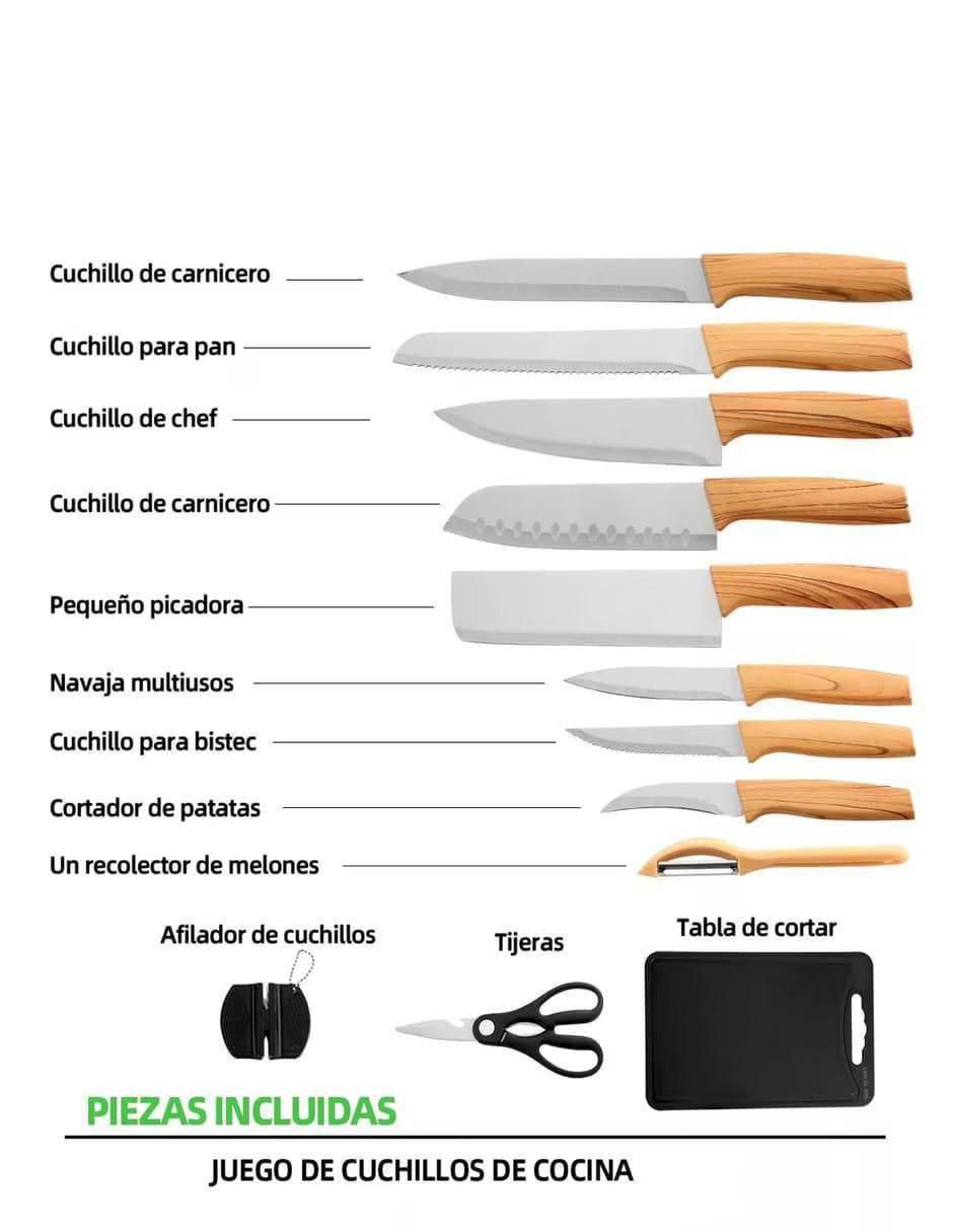 Set de cuchillos 12 piezas 4
