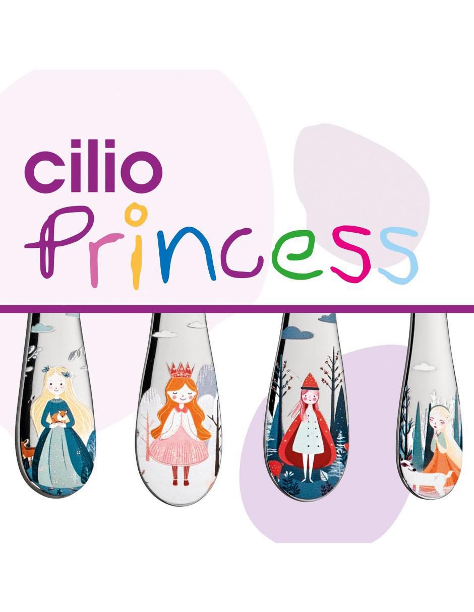 Set cubiertos infantil princess de acero inoxidable 4 piezas 3