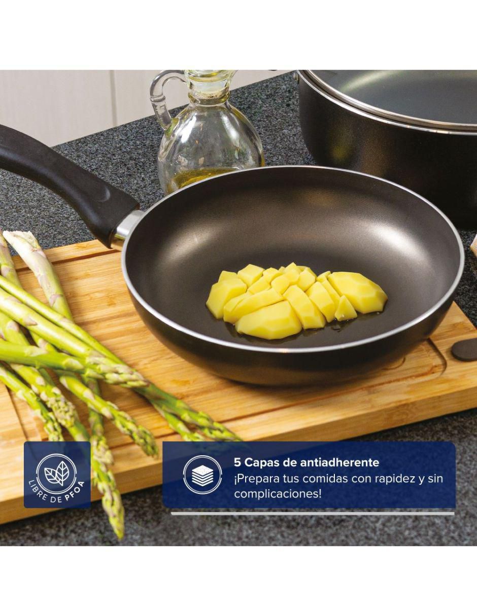 Set de sartenes Sabor de aluminio 3 piezas 5