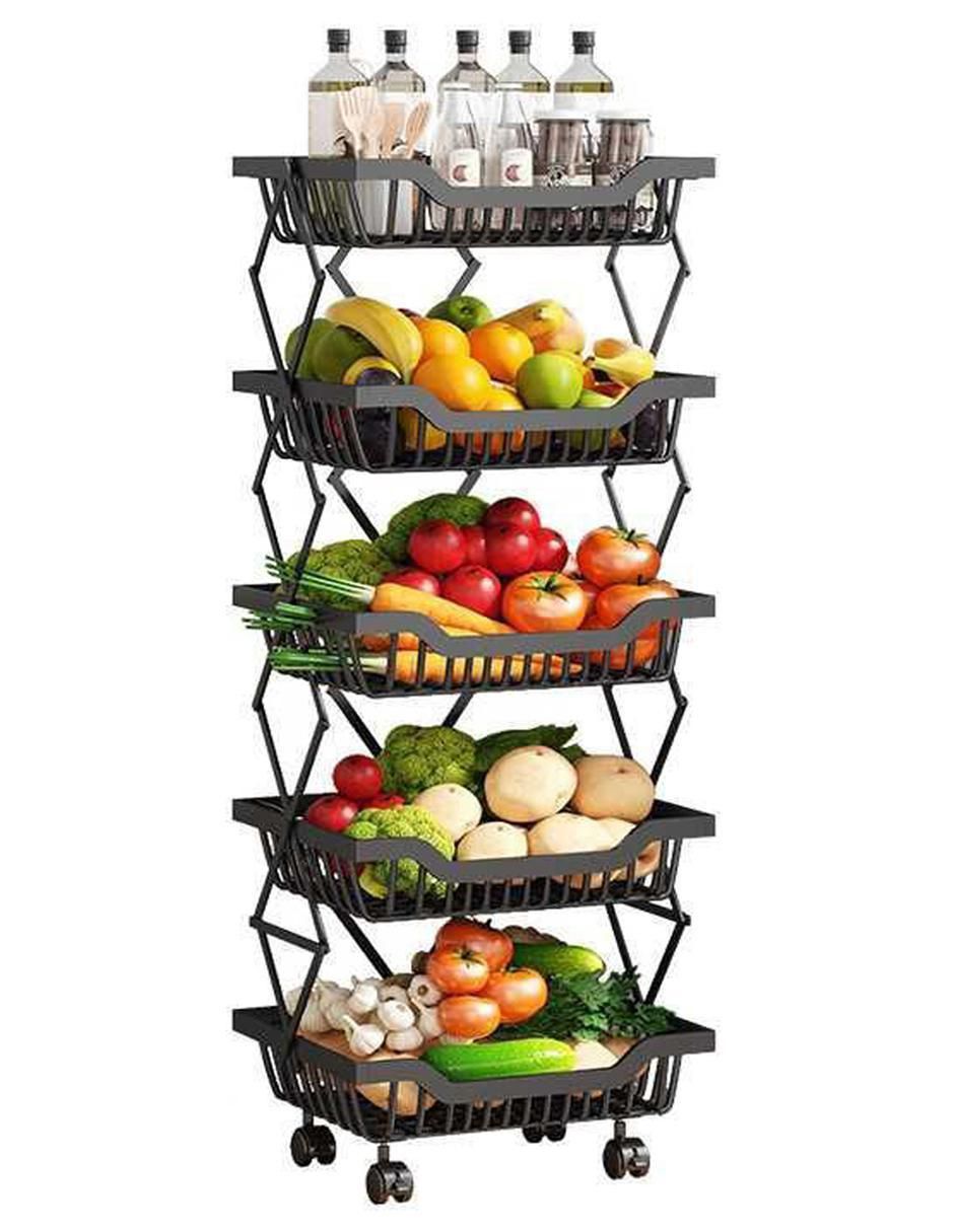 Frutero 5 niveles plegable de acero 4