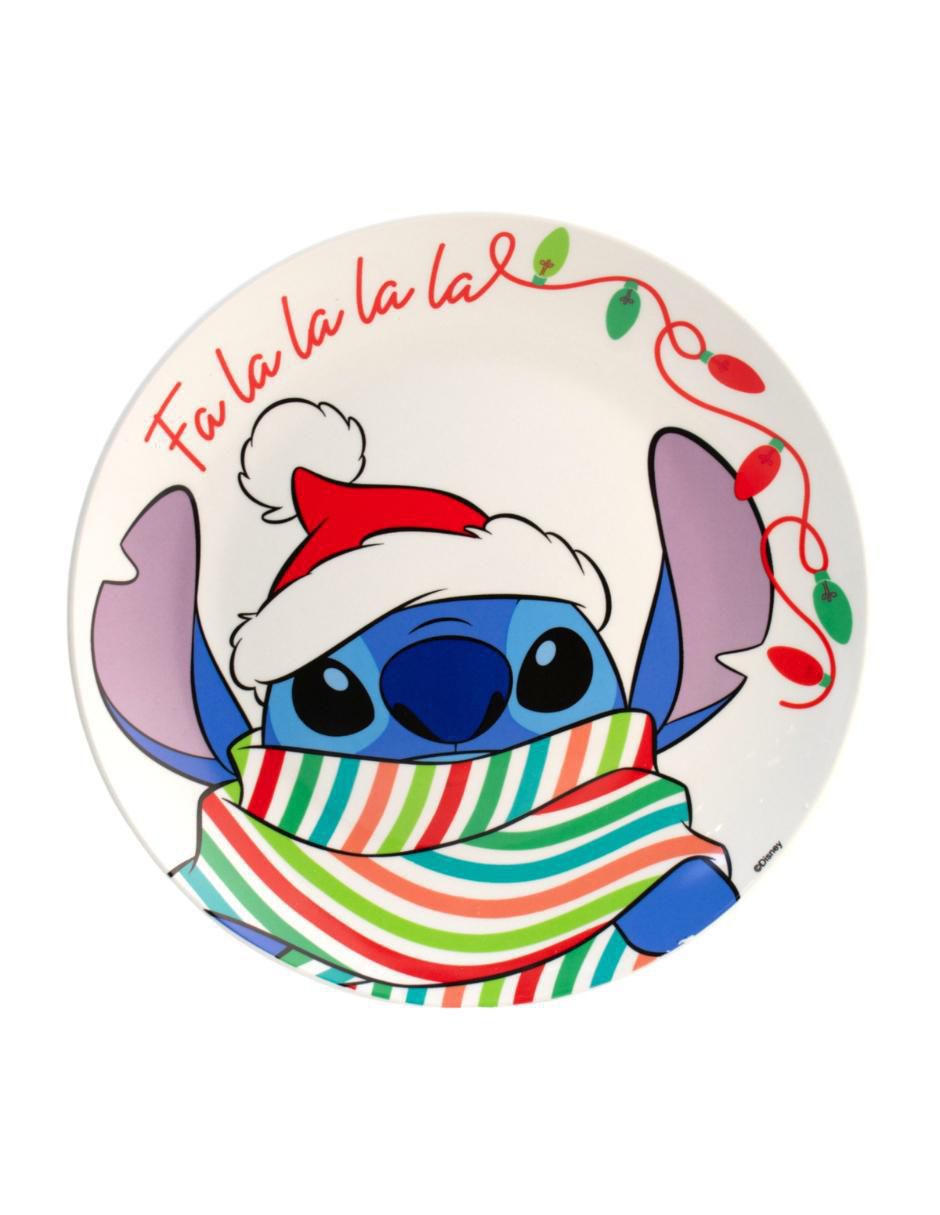 Set platos navideño Disney de porcelana 6 piezas 5