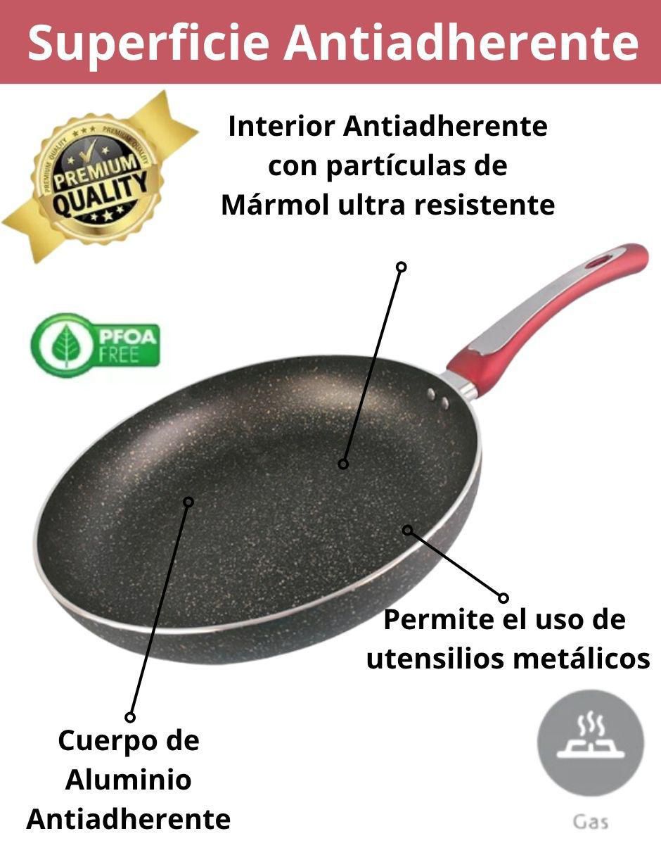 Set de sartenes hsm dragon chef "de" aluminio 3 piezas