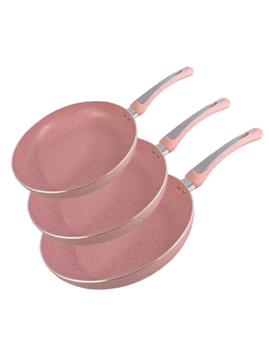 Set de sartenes Dragon Chef de aluminio 3 piezas 1