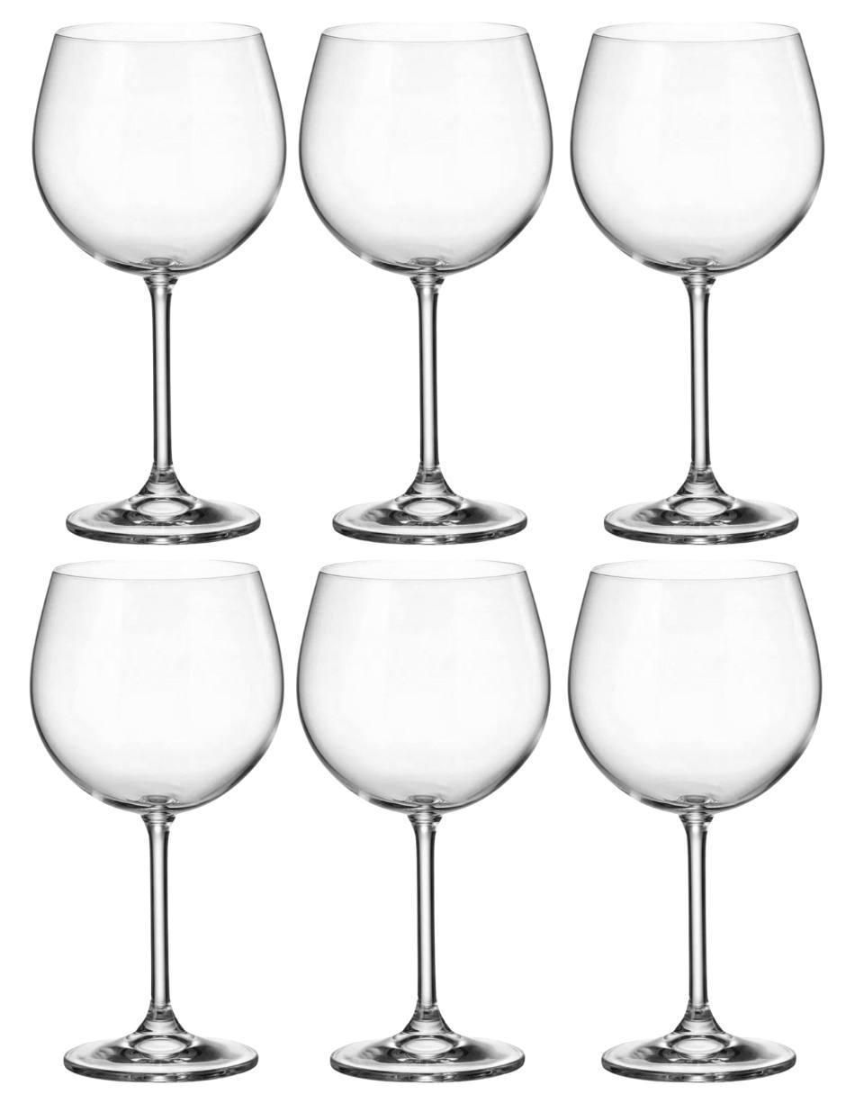 Set de copas para gin Colibri de vidrio 6 piezas