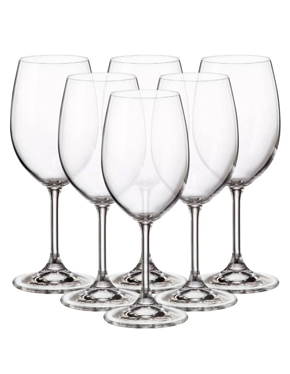 Set de copas para vino Sylvia de vidrio 6 piezas Set de copas para vino Sylvia de vidrio 6 piezas