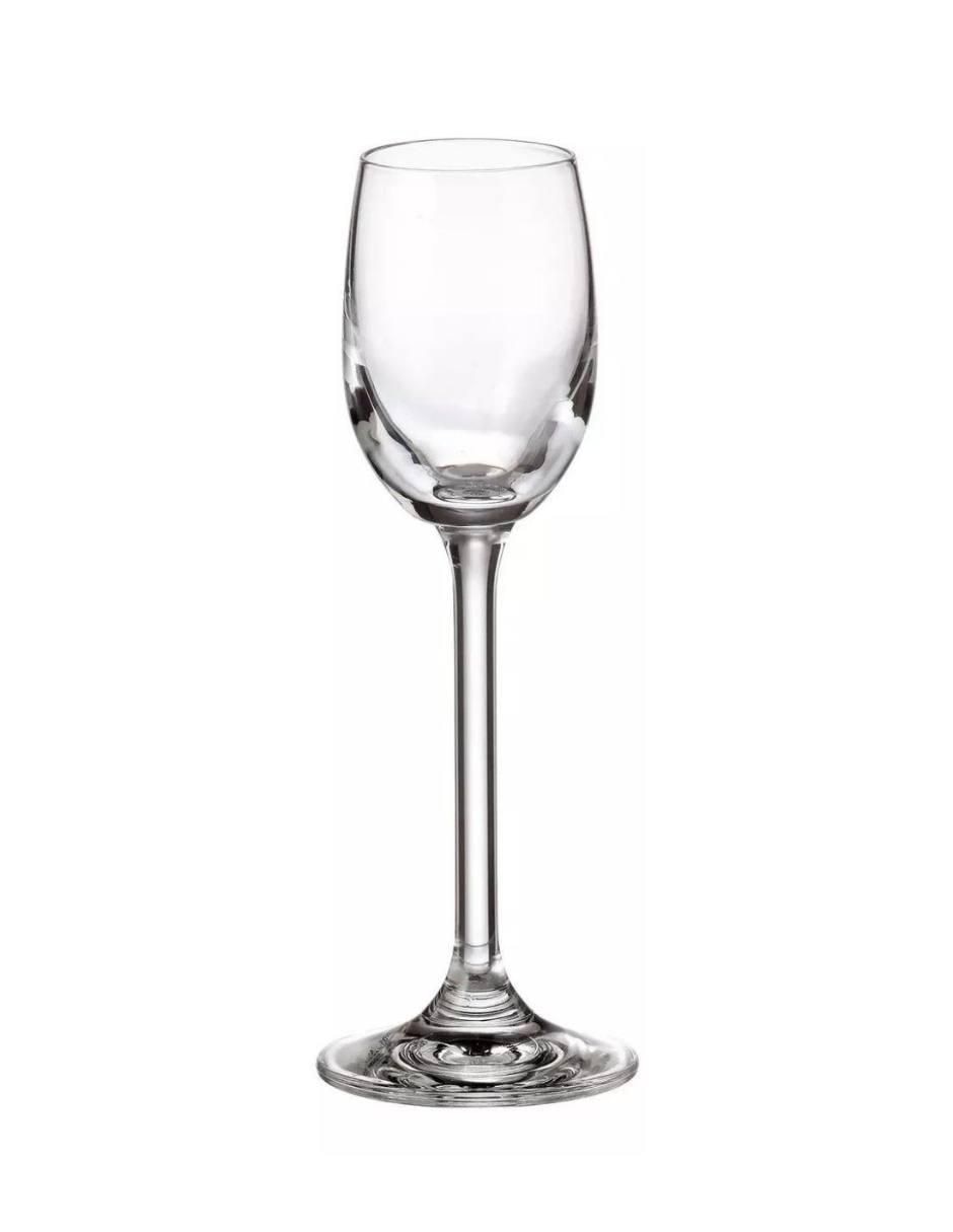Set de copas para licor Colibri de vidrio 6 piezas 4
