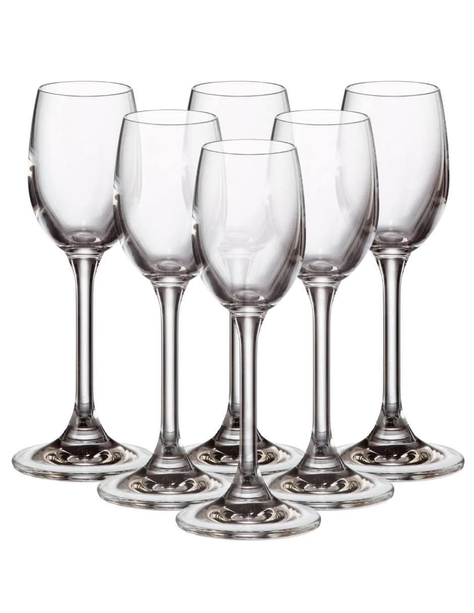 Set de copas para tequila Sylvia de vidrio 6 piezas Set de copas para tequila Sylvia de vidrio 6 piezas