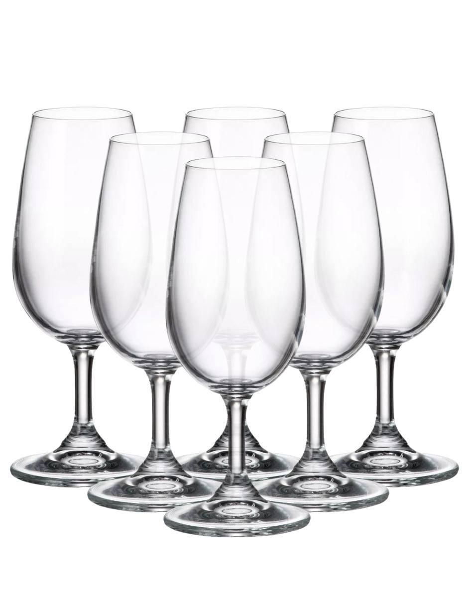 Set de copas para licor Colibri de vidrio 6 piezas