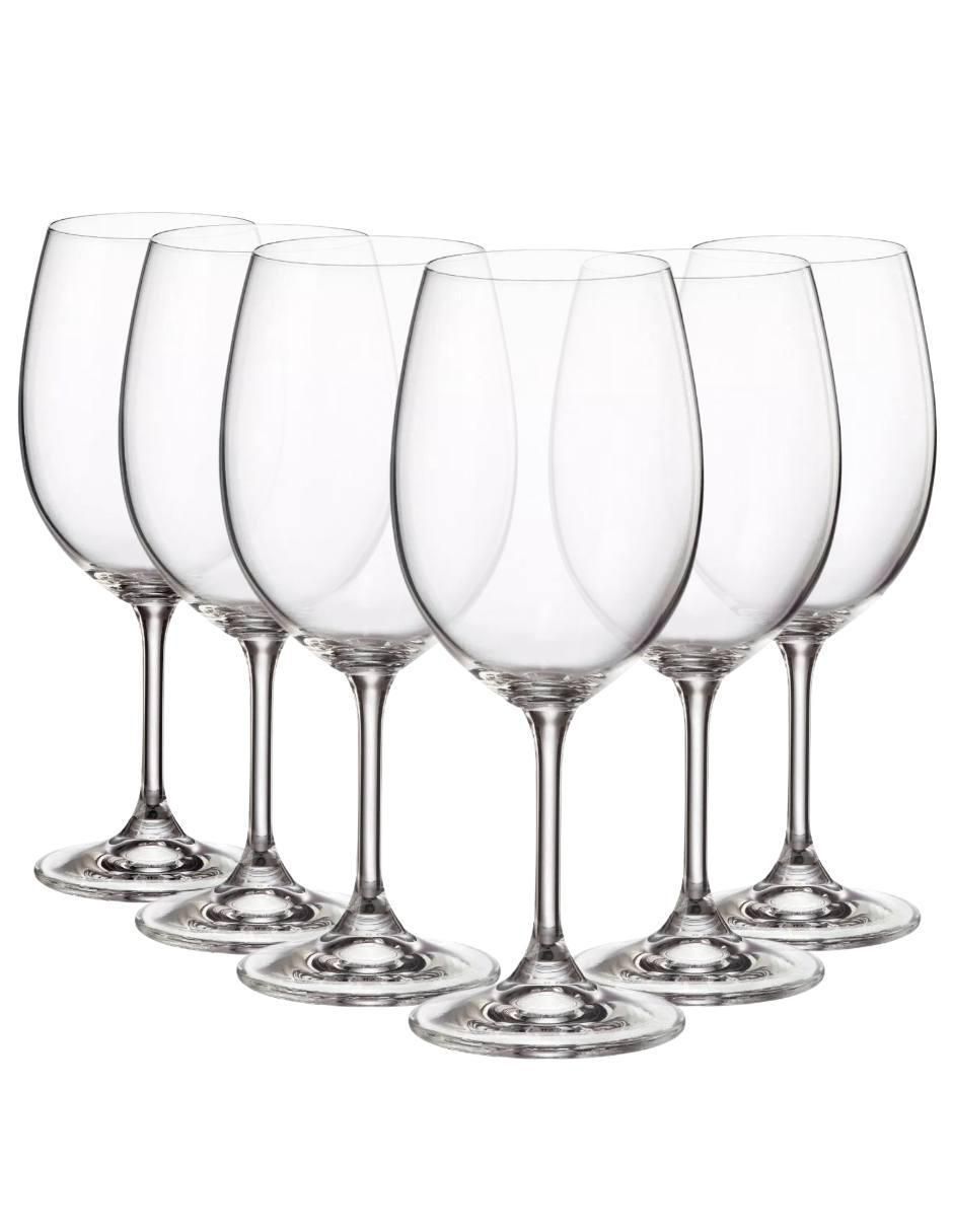 Set de copas para vino Sylvia de vidrio 6 piezas Set de copas para vino Sylvia de vidrio 6 piezas