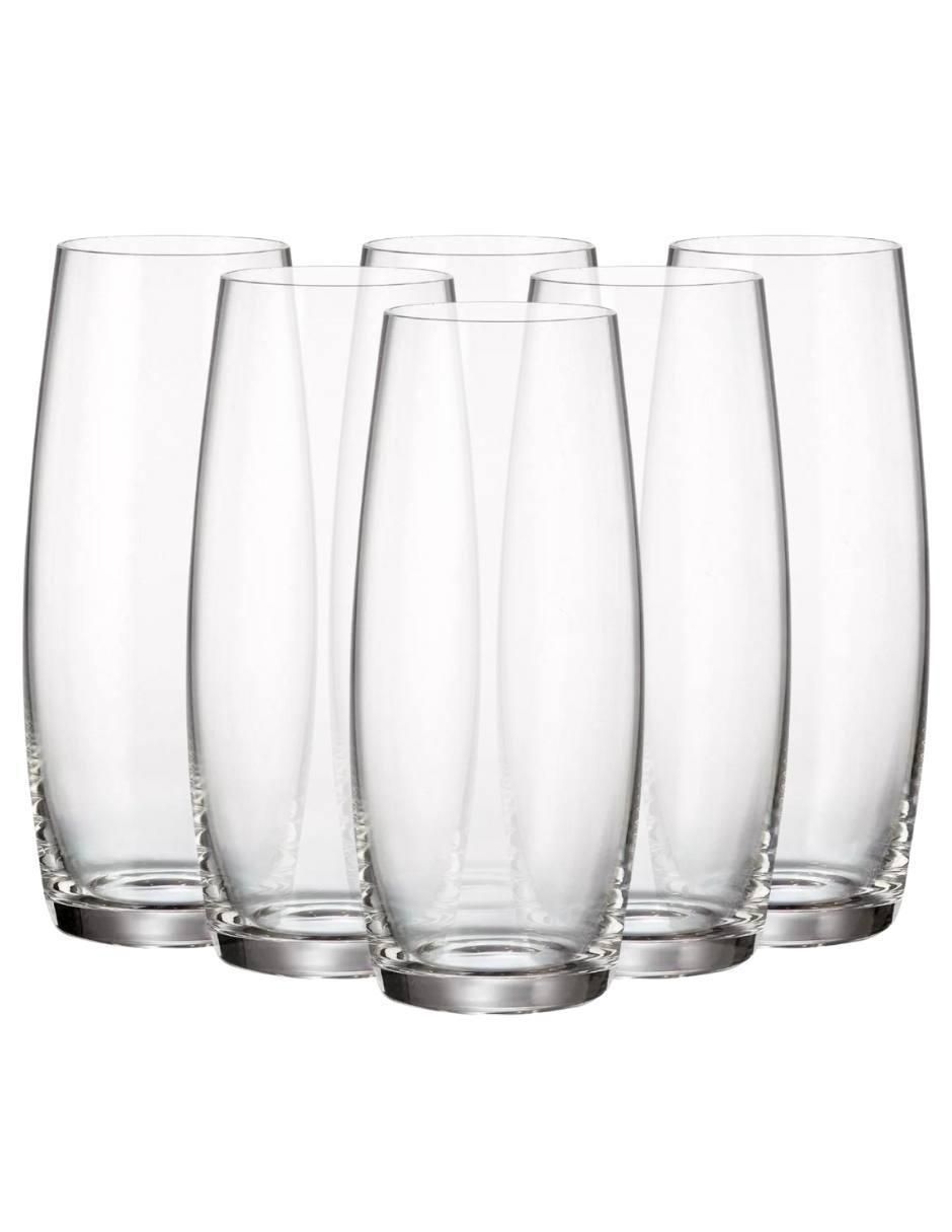 Set de vasos highball Pavo de vidrio con 6 piezas Set de vasos highball Pavo de vidrio con 6 piezas