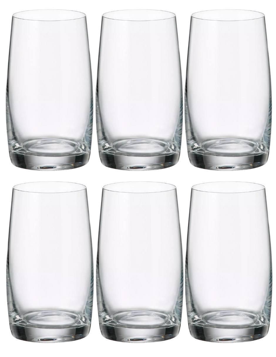 Set de vasos highball Pavo de vidrio con 6 piezas