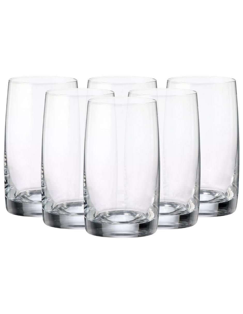 Set de vasos highball Pavo de vidrio con 6 piezas