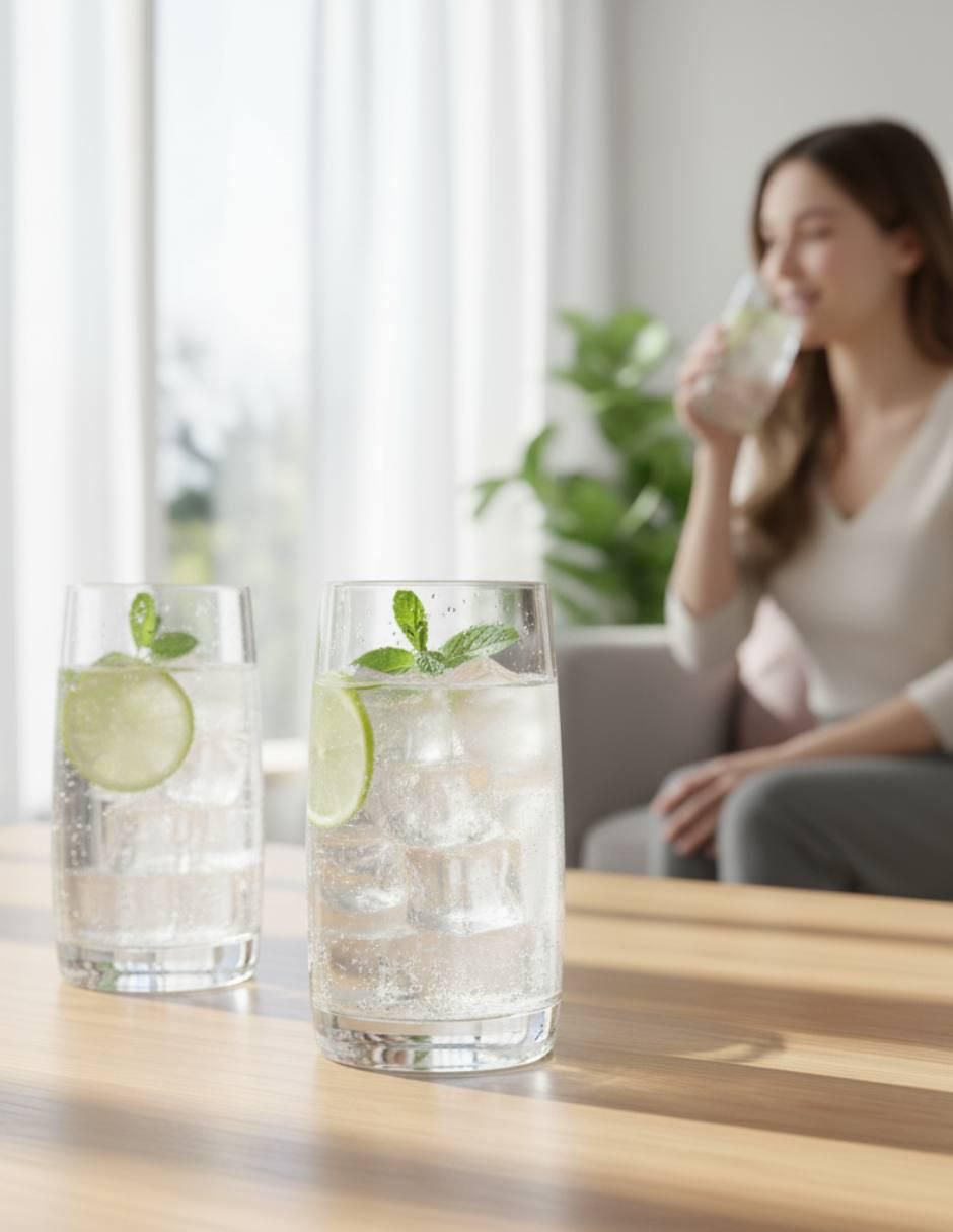 Set de vasos highball Pavo de vidrio con 6 piezas 3