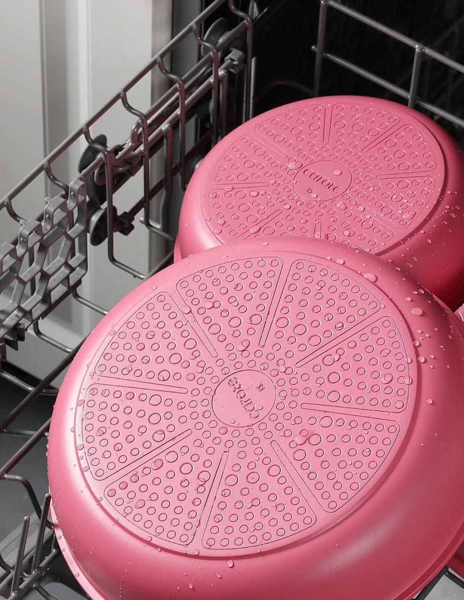 Batería de cocina de cerámica antiadherente sin PFOA 18 piezas 4