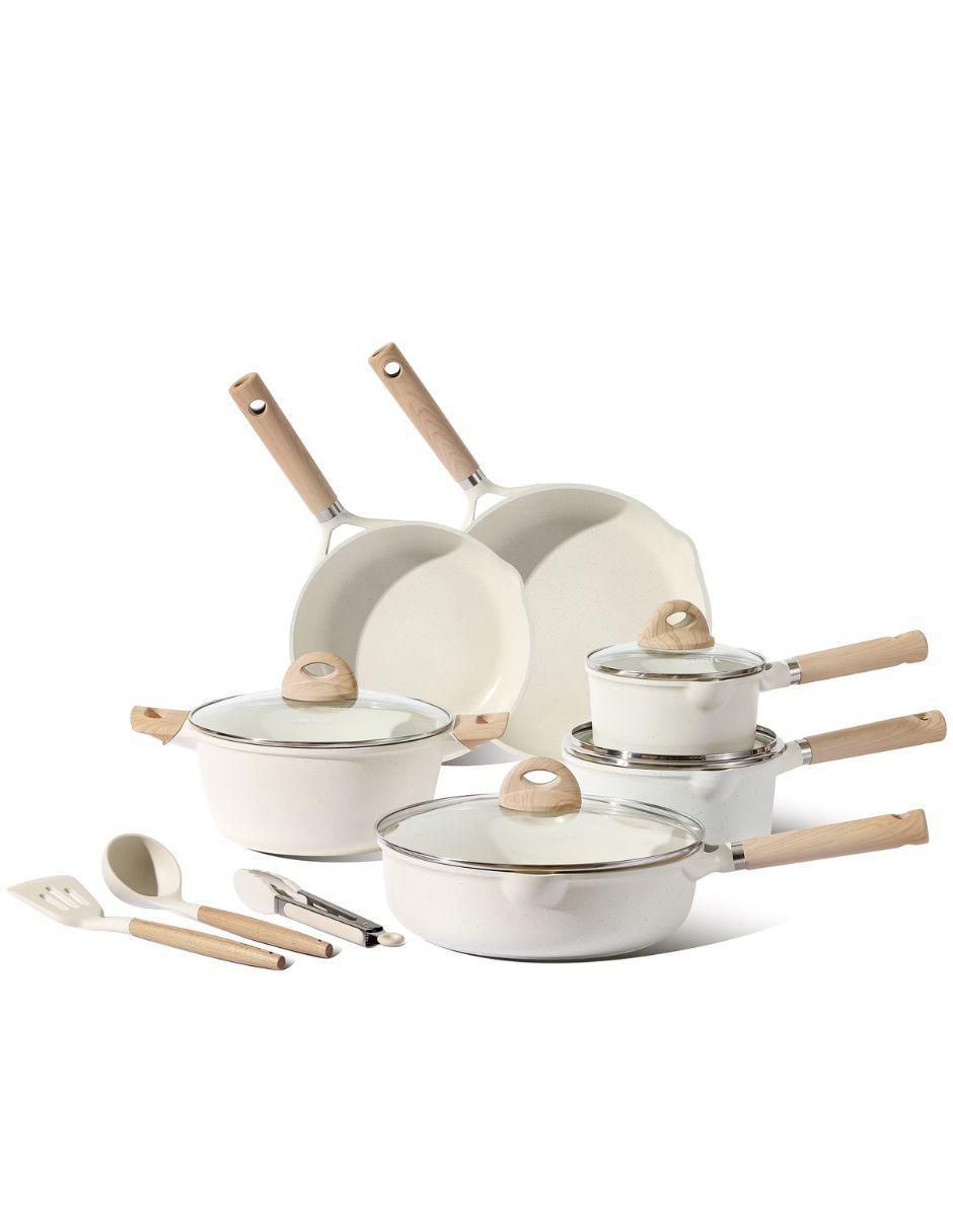 Batería de cocina de aluminio fundido antiadherente sin PFOA 13 piezas Batería de cocina de aluminio fundido antiadherente sin PFOA 13 piezas