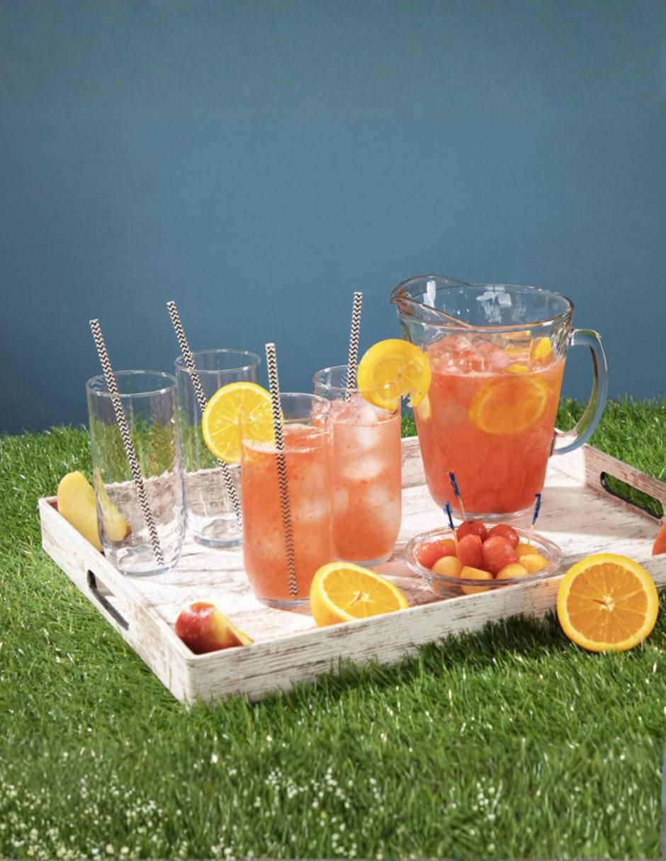 Set jarra con vasos para agua alaska de vidrio con 5 piezas 2
