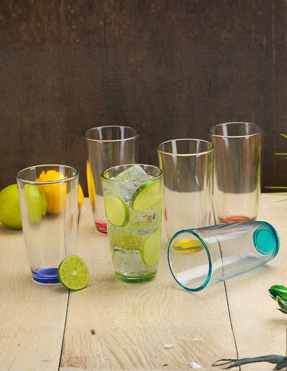 Set de vasos para agua santa elenita de vidrio con 6 piezas 3