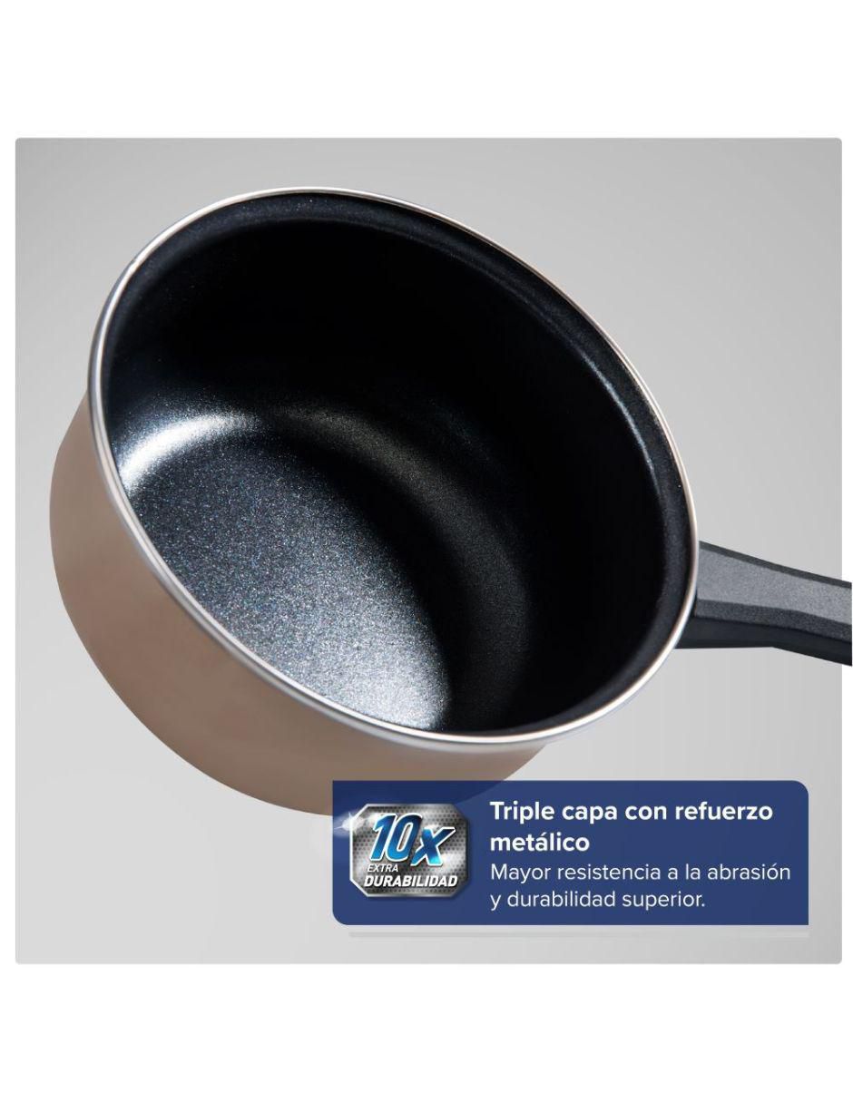 Batería de cocina Duramax de acero vitrificado antiadherente sin PFOA 17 piezas 4