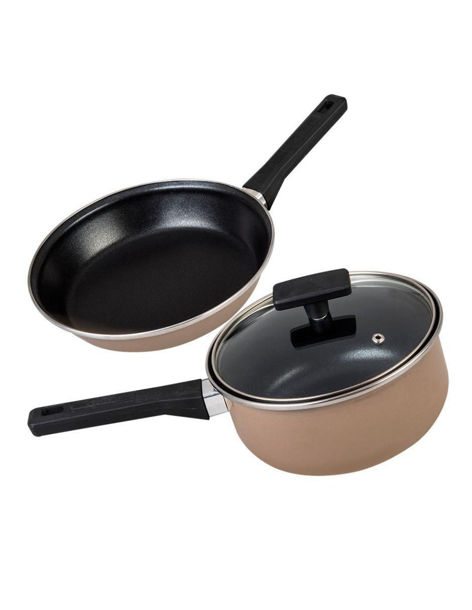 Batería de cocina Duramax de acero vitrificado antiadherente sin PFOA 17 piezas 7