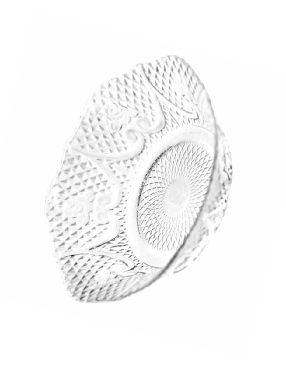 Vajilla cerrada diamante de vidrio para 3 personas 8