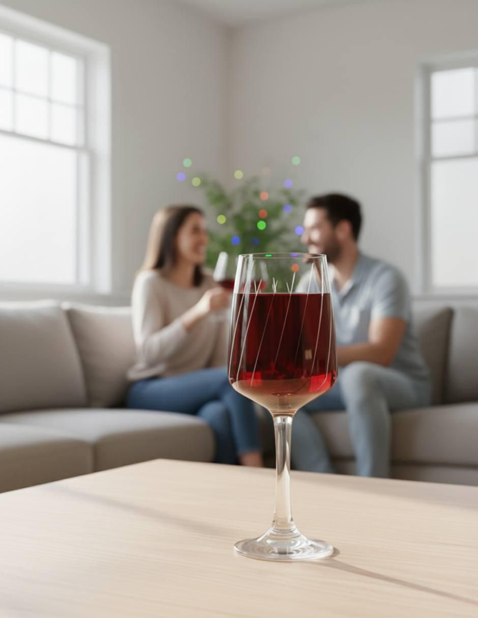 Set de copas para Vino de vidrio 6 piezas 4
